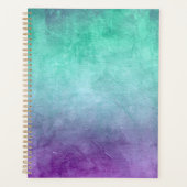 Grunge Colors - Teal & Purple Planner (Voorkant)