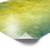 Grunge Colors - Yellow & Blue Foto Afdruk (Hoek)