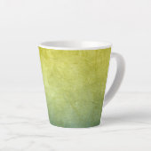 Grunge Colors - Yellow & Blue Latte Mok (Rechterhoek)