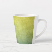 Grunge Colors - Yellow & Blue Latte Mok (Rechts)
