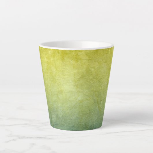 Grunge Colors - Yellow & Blue Latte Mok (Voorkant)