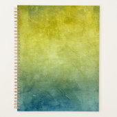 Grunge Colors - Yellow & Blue Planner (Voorkant)