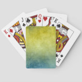 Grunge Colors - Yellow & Blue Pokerkaarten (Achterkant)