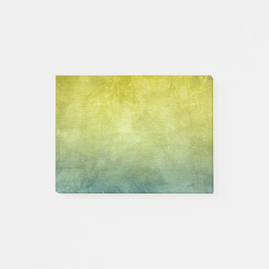 Grunge Colors - Yellow & Blue Post-it® Notes (Voorkant)