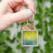 Grunge Colors - Yellow & Blue Sleutelhanger (Hand)
