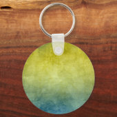 Grunge Colors - Yellow & Blue Sleutelhanger (Voorkant)
