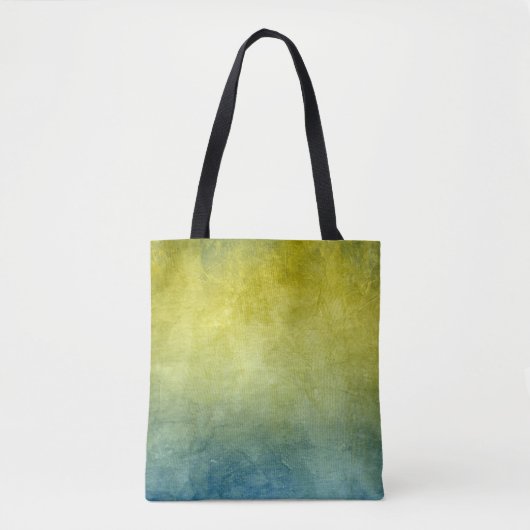 Grunge Colors - Yellow & Blue Tote Bag (Voorkant)