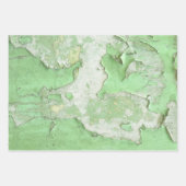 Grunge Concrete Urban Texture Cracked Green Paint  Inpakpapier Vel (Voorkant 3)