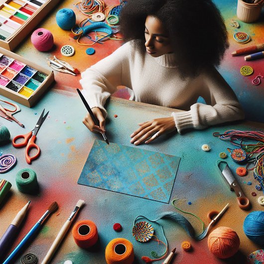 Grunge Copper Patina en Turquoise Verdigris Tissuepapier