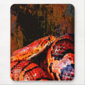 Grunge Corn Snake Coiled Muismat (Voorkant)