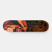 Grunge Corn Snake Coiled Persoonlijk Skateboard (Horizontaal)