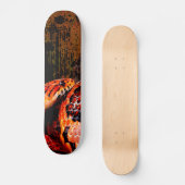 Grunge Corn Snake Coiled Persoonlijk Skateboard (Voorkant)