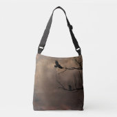 Grunge Crows Crossbody Tas (Voorkant)