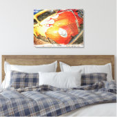 Grunge Custom Truck Canvas (Insitu (Slaapkamer))