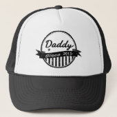 Grunge Daddy Sinds 2013 Banner Circle Trucker Pet (Voorkant)
