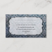  Grunge Damask Gym Fitness Trainer Kaarten Visitekaartje (Achterkant)