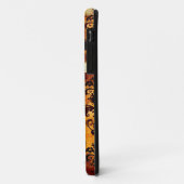 Grunge Damask Patroon versleten Case-Mate iPhone Case (Achterkant/links)