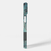 grunge damask Pattern met Monogram Case-Mate iPhone Case (Achterkant / Rechts)