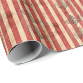 Grunge Damask & Stripes Cadeaupapier (Rol Hoek)