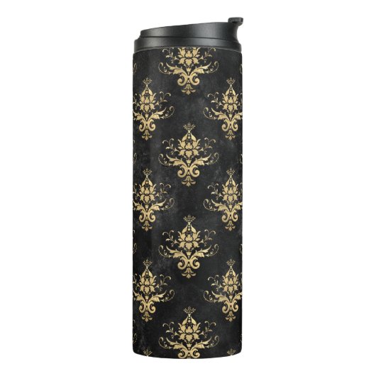  Grunge Damask Thermosbeker (Gedraaid links)