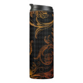 Grunge Damask Thermosbeker (Geroteerd rechts)