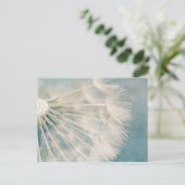 Grunge Dandelion Briefkaart (Staand voorkant)