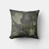Grunge Dark Camouflage Sierkussen (Voorkant)