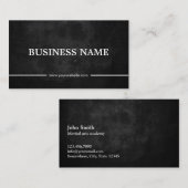 Grunge Dark Martial Arts Visitekaartje (Voorkant / Achterkant)