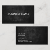 Grunge Dark Plastic chirurg Visitekaartje (Voorkant / Achterkant)