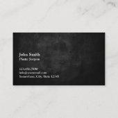 Grunge Dark Plastic chirurg Visitekaartje (Achterkant)