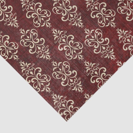 Grunge Dark  Victoriaans Gothic Tissuepapier (Detail)