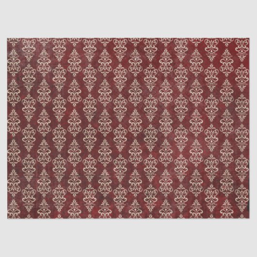 Grunge Dark  Victoriaans Gothic Tissuepapier (Voorkant)