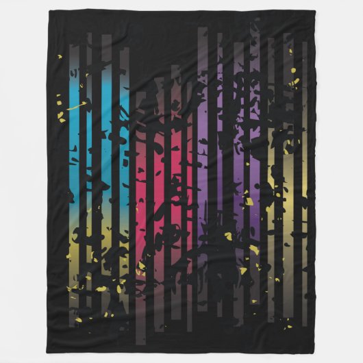 Grunge Design Fleece Blanket (Voorkant)
