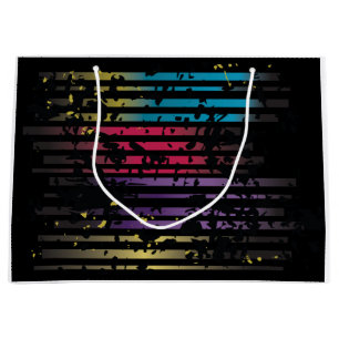 Grunge Design Gift Bag Large Cadeautasje