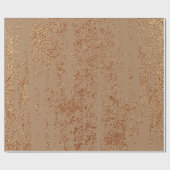 Grunge design. Koperglanzende achtergrond. metaal Cadeaupapier (Vlak)