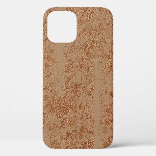 Grunge design. Koperglanzende achtergrond. metaal Case-Mate iPhone Case
