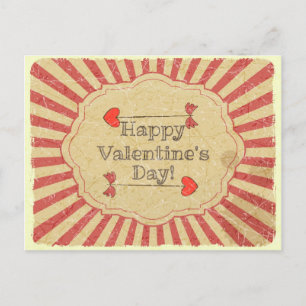 Grunge Design Valentijnsdag Card Feestdagenkaart
