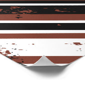 Grunge diagonaal gestreept abstract ontwerp poster (Hoek)