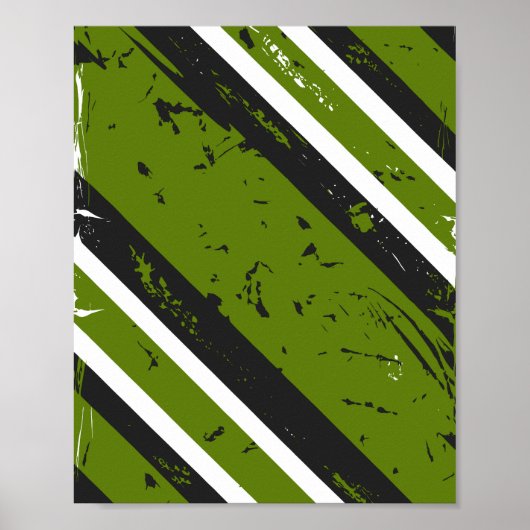 Grunge diagonale strepen Abstract ontwerp Poster (Voorkant)