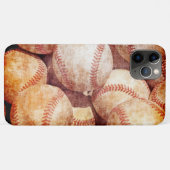 Grunge Dirty Worn Baseball Sport Balls Case-Mate iPhone Case (Achterkant (horizontaal))
