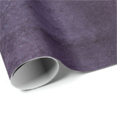 Grunge Distress Paars Plum Violet Abstract Cadeaupapier (Rol Hoek)