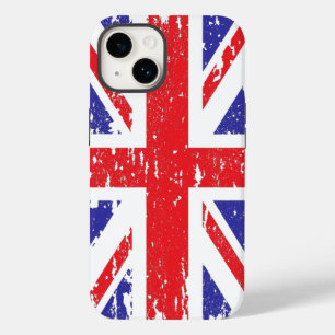 Grunge Distress UK VK Vlag Case-Mate iPhone 14 Hoesje