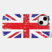 Grunge Distress UK VK Vlag Case-Mate iPhone Case (Achterkant (horizontaal))