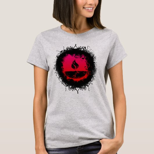 Grunge Diwali Deepa T-shirt (Voorkant)