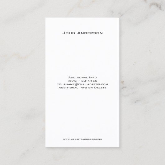 Grunge DJ Visitekaartje (Achterkant)