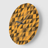 Grunge driehoek: Abstract patroonontwerp Grote Klok (Hoek)