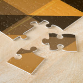 Grunge driehoek: Abstract patroonontwerp Legpuzzel (Zijkant)