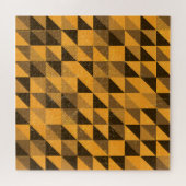 Grunge driehoek: Abstract patroonontwerp Legpuzzel (Horizontaal)