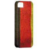 Grunge Duitse vlag Case-Mate iPhone Case (Back/Rechts)