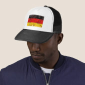 Grunge Duitse vlag Trucker Pet (In situ)